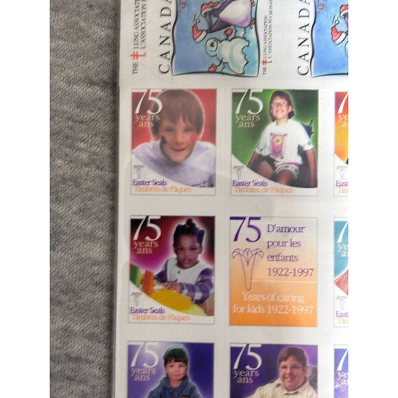 Stamps Canada Cinderella Christmas Stamps For Kids - Picture 6 of 7